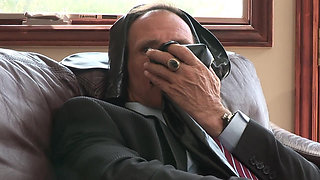 Blonde Slut Loves to Play with a Big Hard Cock!