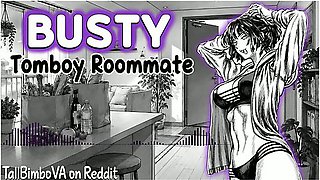 Asmr Your Busty Tomboy Roommate Catches You Watching Titjob Porn