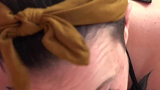 Quinn Marie Is Swallowing Logan's Cock