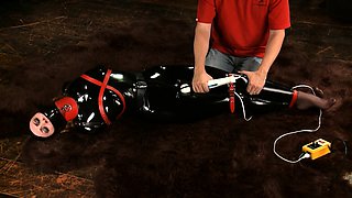 pleasing fetish anal actions with latex and bdsm