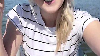 Blonde emo amateur solo masturbation