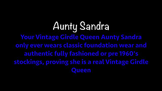Aunty Sandra and Her Rago Girdle Vgq41