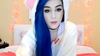Emo Teen Becka Solo Webcam Masturbation Porn