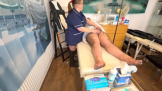 Part 2: Mr Hughes goes to see Cockologist Matron Satana to help his tiny penis