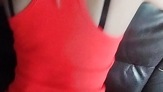 Fucking my girlfriend on couch its doggystyle