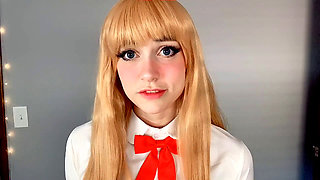 Cute Umaru helps with the investigation! - Featuring Indigo White in schoolgirl cosplay