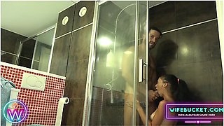 Amateur Milfs By Funny And Sexy Homemade Video Of A Couple In The Shower