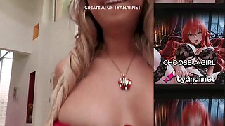 Blonde babe Lilith gets hard anal and facial cum ecstasy