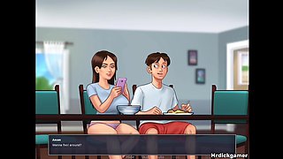 Summertime Saga I Fucked My Stepsisters While My Stepmom Was in Kitchen
