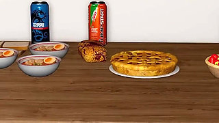 3D Super Sexy Cosplay Model Naked Wearing Sexy Dress Got Fucked