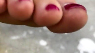 POV BBW Mistress Catastrov Feet Worship - Fix My Tired, Destroyed Feet