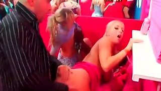DRUNKSEXORGY - Naughty club sex dolls fucking in public
