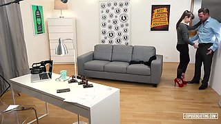 Busty Czech Blondie Lucy Shine Takes Deep Anal Pounding At Casting