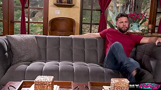 My busty stepdaughter wants my cock so bad