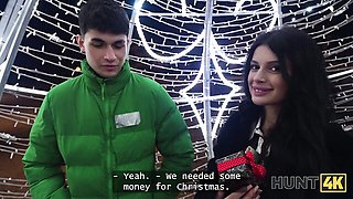 Hunt4k featuring Michael Fly and Asandra Dewy's hard fuck scene