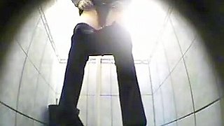 I filmed some girls pissing in the toilet on my