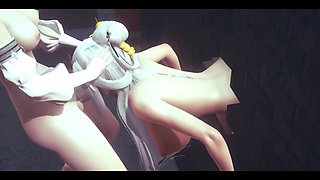 Genshin Impact Hentai - Ningguang Sucks off Jean Futanari - Japanese Asian Manga Anime Game Porn