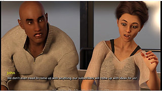 My Hotwife - Gameplay - Roleplay - Her First Role - Wife Handjob Pizza Delivery Guy