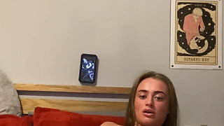 Scottish curvy student trembling fingers slide deeper every thrust making her moan louder