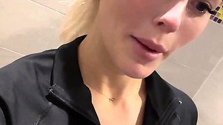 Amateur striptease and Solo masturbation