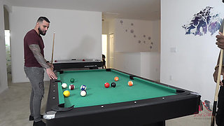 Swinger Pool Table Threesome