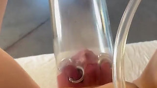 Pierced Pump Pussy! Daily Rountine Scene 1