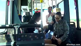 Sexy Babes In Public Bus - Barbara Bieber