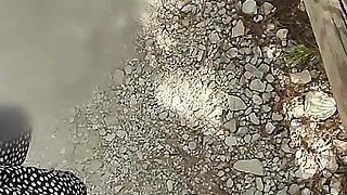 French MILF Blowjob Amateur on Nude Beach Public in Greece to Stranger with Cumshot - Misscreamy