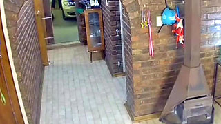 Blond girl geting som