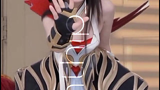 (18+) teenage ahri cosplay (softcore)