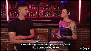 Saba Lapiedra And Jimmy Bud - Obedient Tattooed Slut Gets Gagged And Dominated By Two Rough Guys In Bdsm Style