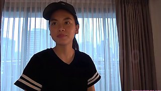 First Timer Thai Girl Is Shy On Camera