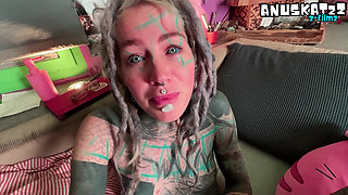 Private Apartment Fuck - Messy Drooling Blowjob to Dripping Creampie Finish