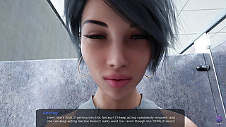 Fucking My Hot Teacher's Tight Ass In Public Toilet - 3D Hentai Animated Porn - Milfy City