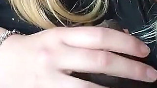 Blond Sucks Frends Black Dick