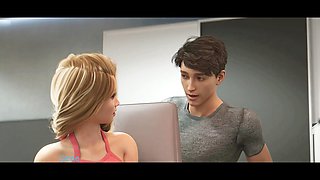 Faphouse spooky 3D animation featuring sexy uniforms and a fun summer vibe