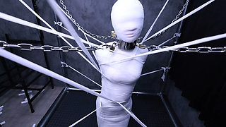 A Cute Girlfriend Wrapped All Over in Bandages