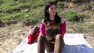 Piss Swallow and Fuck Sweet Girl and Old Man