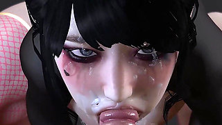 POV Deepthroat From a Pet Girl - Teen Blowjob