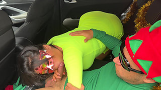 Epic!! I convinced my stepmother to have sex in the car while we were in a garage. She's such a slut.