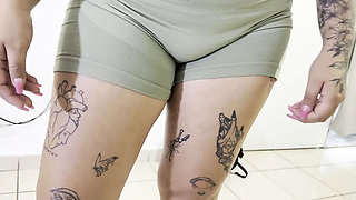 Tifanny's Cheating Wife Gym Creampie - Big Ass Latina Homemade POV