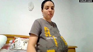 Leann amateur beautiful brunette with big boobs